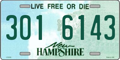 NH license plate 3016143
