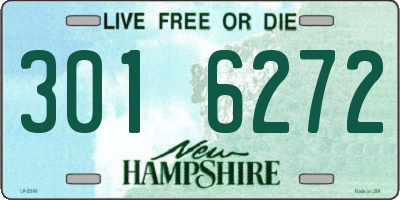 NH license plate 3016272