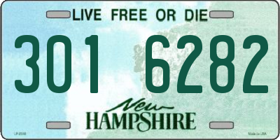 NH license plate 3016282