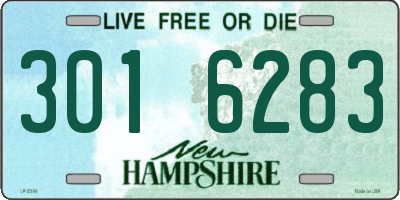 NH license plate 3016283