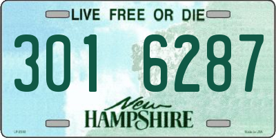 NH license plate 3016287