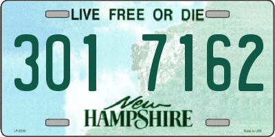 NH license plate 3017162