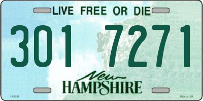NH license plate 3017271