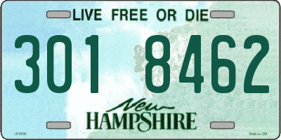 NH license plate 3018462