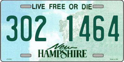 NH license plate 3021464