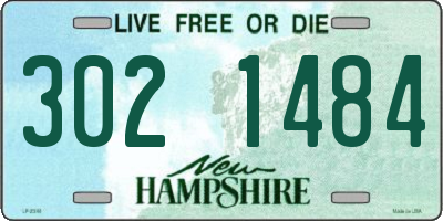 NH license plate 3021484