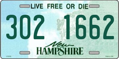 NH license plate 3021662