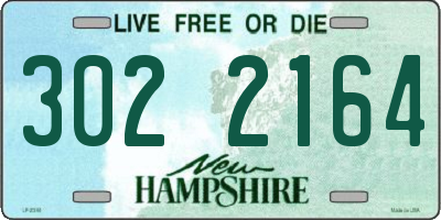 NH license plate 3022164