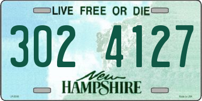 NH license plate 3024127