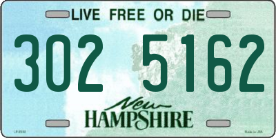 NH license plate 3025162