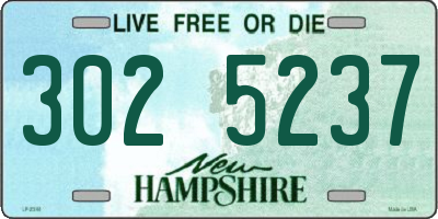 NH license plate 3025237