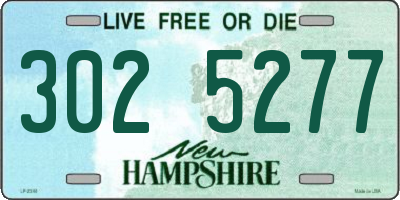 NH license plate 3025277