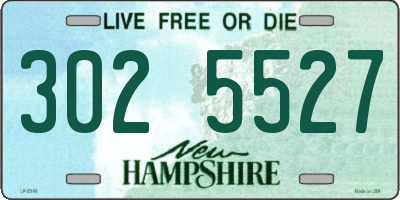 NH license plate 3025527