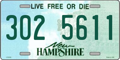 NH license plate 3025611