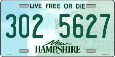 NH license plate 3025627