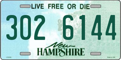 NH license plate 3026144
