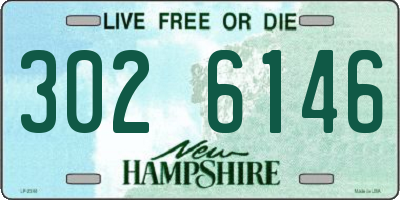 NH license plate 3026146