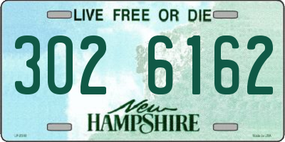 NH license plate 3026162