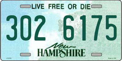 NH license plate 3026175