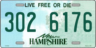 NH license plate 3026176