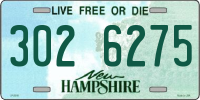 NH license plate 3026275