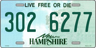 NH license plate 3026277