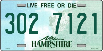 NH license plate 3027121