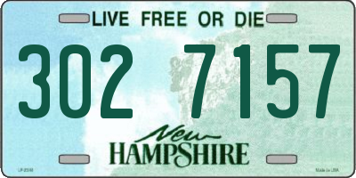 NH license plate 3027157