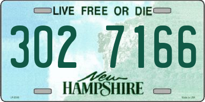NH license plate 3027166