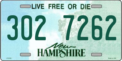 NH license plate 3027262
