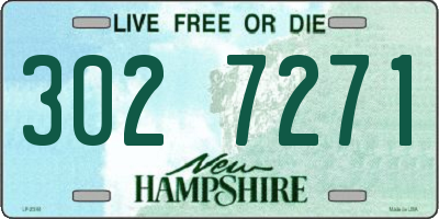 NH license plate 3027271