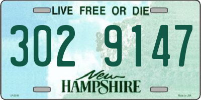 NH license plate 3029147