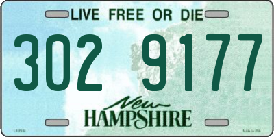 NH license plate 3029177