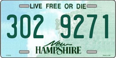 NH license plate 3029271