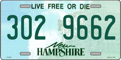 NH license plate 3029662