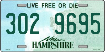 NH license plate 3029695