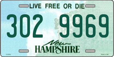 NH license plate 3029969