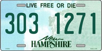 NH license plate 3031271