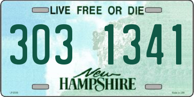 NH license plate 3031341