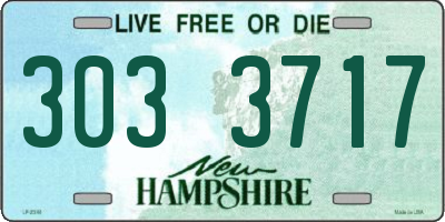 NH license plate 3033717