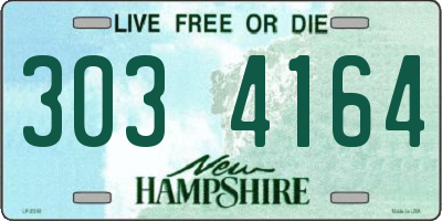 NH license plate 3034164