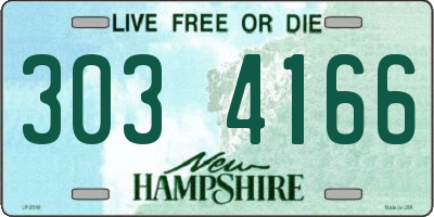 NH license plate 3034166