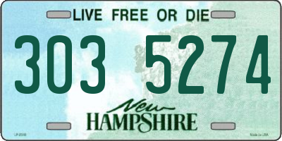 NH license plate 3035274
