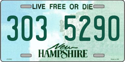 NH license plate 3035290