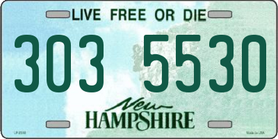 NH license plate 3035530