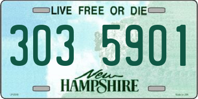 NH license plate 3035901