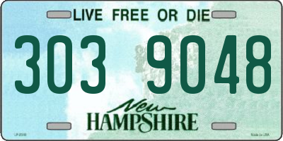 NH license plate 3039048