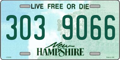 NH license plate 3039066