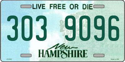 NH license plate 3039096