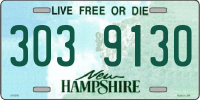 NH license plate 3039130